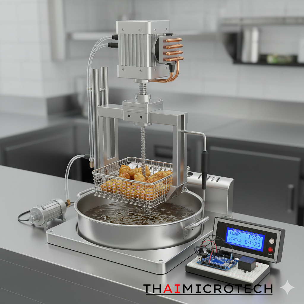 automatic pork fryer machine
