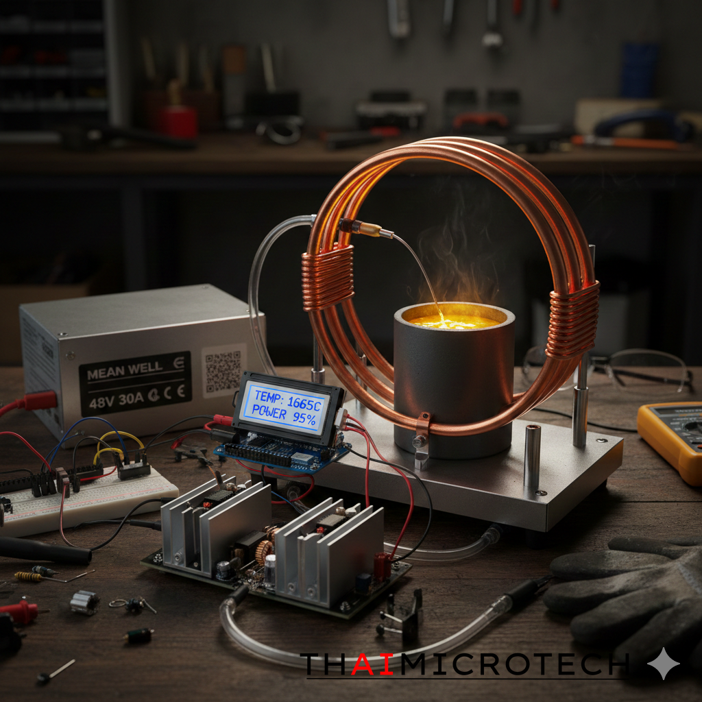 Arduino gold melting machine